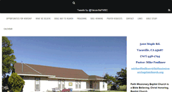 Desktop Screenshot of faithmissionarybaptistchurch.org